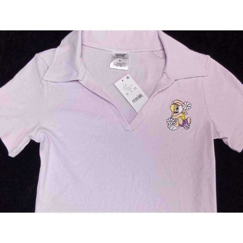 Looney Tunes Womens' Characters Miss Bugs Bunny Violet Dress Size S short sleeve - Picture 6 of 11